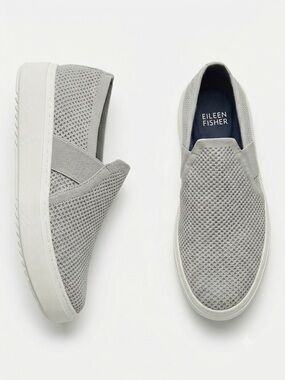 Eileen Fisher Pari Stretch Knit Platform Sneaker, Retail $165